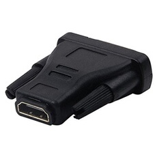 DVI 24+1 Mâle vers HDMI Femelle - Apatateur convertisseur
