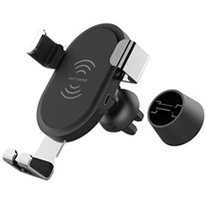 10W BQ001 Chargeur à Induction pour iphone8,iphone X,Samsung NOTE8 S8 S7 Samsung S9 Plus,Chargeur sans fil rapide Noir