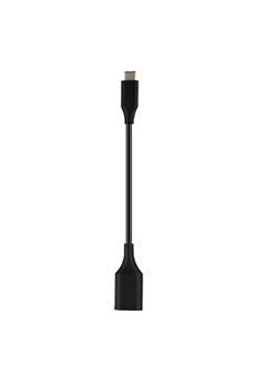 Chargeur pour téléphone mobile Allshopstock (#19) USB-C / Type-C 3.1 Male to USB 3.0 Female OTG Cable, Length: 19cm, For Galaxy S8 & S8 + / LG G6 / Huawei P10 & P10 Plus (Black)