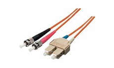 equip Pro - Cordon de raccordement - mode unique SC (M) pour mode unique ST (M) - 2 m - fibre optique - duplex - 9 / 125 micromètres - OS2 - sans