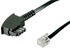 Goobay RJ-11/TAE F Adapter RJ-11 M TAE F FM Black Goobay RJ-11/TAE F Adapter RJ-11 M TAE F FM Black
