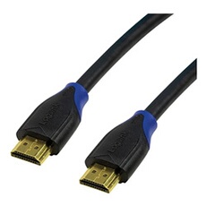 LogiLink High Speed with Ethernet - Câble HDMI avec Ethernet - HDMI mâle pour HDMI mâle - 1 m - noir - support 4K