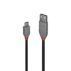 36732 1 m spécial extérieur anthra line usb 2.0 type a vers micro-b câble ? noir