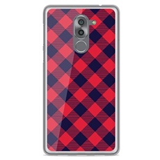 Coque silicone gel Huawei Honor 6X motif Tartan Rouge