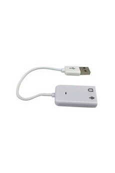 Cables USB GENERIQUE VSHOP Carte son cable externe USB jack micro + casque pour pc, mac