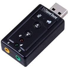 VSHOP Adaptateur USB Audio Carte son 3D 7.1 usb