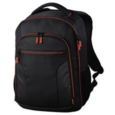 Sac à dos de caméra/appareil photo Miami, 190, noir/rouge