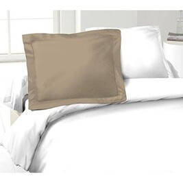 Lot De 2 Taies D'Oreiller 100% Microfibre Duractron - Gris 50x75cm Anti-acariens