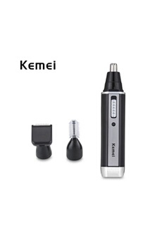 Rasoir électrique Kemei Epilation rasoir électrique nez et oreille tondeuse à cheveux