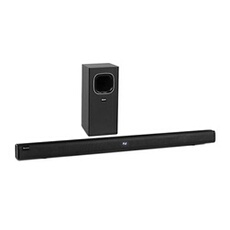 Areal Bar 650 2.1 Sound System Barre de son Bluetooth 120W - AUX IN USB et HDMI ARC - noir