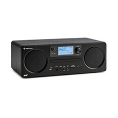 Worldwide CD Radio Internet tuner DAB/DAB+ et FM/AM - Contrôle par app Bluetooth - noir