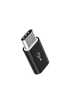 Cables USB Coocheer Nouveau 5pcs/Pack Usb-C Type-C A Micro Mini Usb Data Charging Adapter Noir