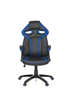 chaise gaming hjh office chaise gaming / chaise de bureau guardian simili cuir noir / bleu