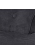 Atmosphera Tabouret en velours Firmin coloris gris trend - Gris foncé photo 2