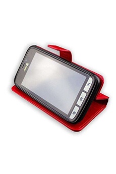 Etui de téléphone Portable à clapet pour Doro 8030/8031 Protection pour Smartphone Bookstyle (Etui à Rabat de Coloris Rouge)