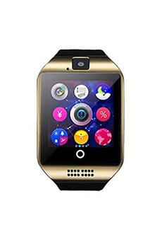 Montre connectée Ceka Tech  Montres Connectée Bluetooth Smart Watch Avec Caméra Ecran Incurvé Tactile Support Sim / Tf Card Podomètre Sommeil Bracelet Compatible Samsung
