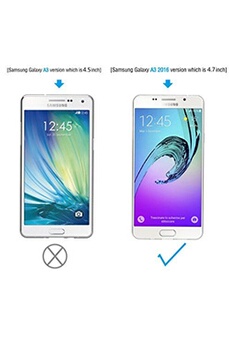 Coque Samsung Galaxy A3 2016, Etui Silicone Gel Samsung Galaxy A3 2016 (A310F) Housse Antichoc Samsung A3 Transparente Souple Coque de Protection