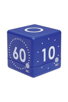 ustensile de cuisine tfa minuteur cube timer digitaler würfel-timer, blau bleu numéri 38.2036.06
