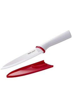 couteau tefal k15302 ingenio céramique couteau de chef 16 cm, blanc