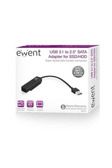 Montage et connectique PC Ewent Adaptateur USB vers SATA pour Disque Dur EW7017 2,5 USB 3.0