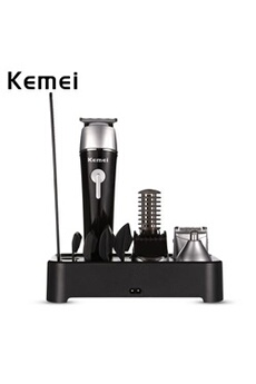 Rasoir électrique Kemei KM - 1015 Rasoir à barbe tondeuse corps et oreilles lavable électrique 5 en 1