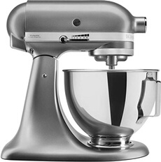 Visuel du produit : KitchenAid KSM95PSECU KitchenAid Robot Patissier - Contour Argent