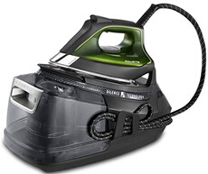 Silence Steam Pro Fer à Repasser à Vapeur, 2800 W, 1,3 l, noir et gris