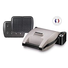 Gaufrier Premium Minéral 2 gaufres + Gaufrettes 019232