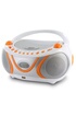 Metronic Lecteur CD Juicy MP3 avec port USB, FM - blanc et orange photo 3
