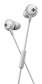 Casque avec Micro SHE4305WT/00 - Casques et micros (avec Fil, écouteur, Binaural, Intra-aural, 9-23000 Hz, Blanc)