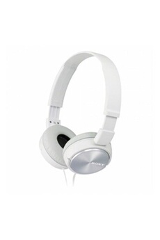Casque supra auriculaire audio 98 dB Blanc - Ecouteur pour lecteur MP3, smartphone, ordinateur, pc