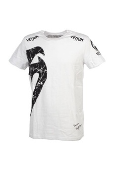 haut et t-shirt sportswear venum tee shirt manches courtes giant ice mc tee blanc taille : m rèf : 29716