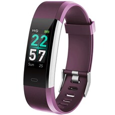 Montre connectée Annew Bracelet Connecté Montre Connectée Intelligente Fitness Tracker d'activité Smartwatch Etanche pour Homme&Femme Bluetooth Violet