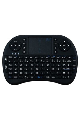 Mini clavier Bluetooth pour IPHONE 7 Smartphone Sans Fil AZERTY  Rechargeable (NOIR)