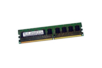 Barrette Mémoire Samsung 1Go Ram Serveur Samsung M391T2863Qz3-Cf7 Ddr2 Pc2-6400E Ecc 800Mhz 1Rx8 1.8V Cl6