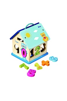 Jeu d'encastrement Imagin Maison avec chiffres à encastrer - jouet éducatif - multicolore