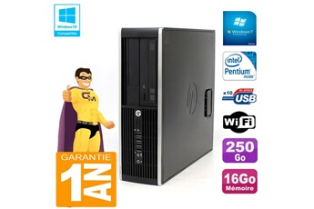 PC de bureau Hp Pc hp compaq pro 6200 sff intel g840 ram 16go 250 go graveur wifi w7