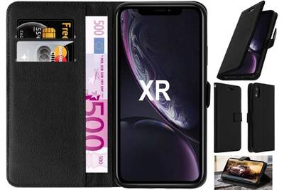 coque portefeuille iphone xr