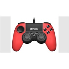 Manette filaire PS4 Plap rouge @Play licenciée Sony