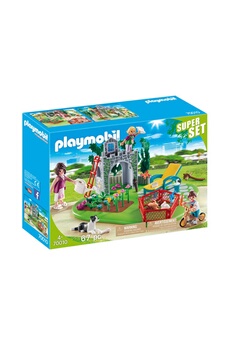 Playmobil PLAYMOBIL Playmobil 70010 country - superset famille et jardin