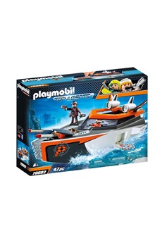 Playmobil PLAYMOBIL Playmobil 70002 top agents - bateau turbo spy team