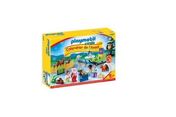 Playmobil PLAYMOBIL 9391 playmobil calendrier avent 1.2.3 'p?re no?l animaux for?t 0819