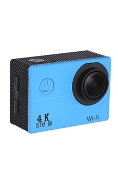 4k 30fps 16MP WiFi action sport caméra 1080p 60fps Full HD 4 x digital zoom Diving 40 m 170 ° objectif grand-angle 2 LCD support Slow Motion drame