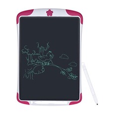 Tablette graphique Docooler 12 pouces Tablette d'écriture LCD Tablette Graphique Dessin portables Pad d'enfant avec le Stylo d'écriture Rose