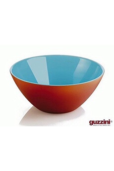 vaisselle guzzini saladier 25 cm orange bleu my fusion 281425144