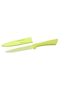 couteau fackelmann 27102 nirosta happy couteau de cuisine acier inoxydable pp tpe vert 24 cm