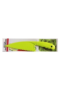 48990 couteau à salade légumes plastique vert 30 cm