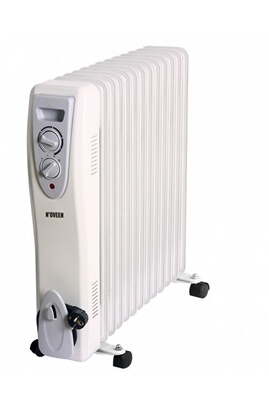 Convecteur électrique N'oveen Noveen oh13 - radiateur à bain dhuile -  3000w - thermostat automatique - 3 niveaux de puissance