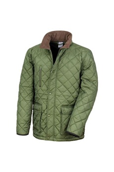 doudoune sportswear result - veste rembourrée cheltenham - homme (m) (olive) - utbc2049