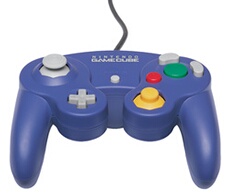 Manette Analogique Violette pour GameCube